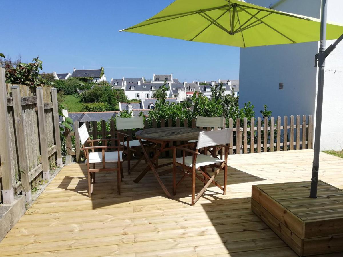 Maison Cosy Avec Jardin, Centre De Sauzon, 200M Du Port, 3 Chambres, Wifi, Terrasse Et Barbecue - Fr-1-418-211 Buitenkant foto