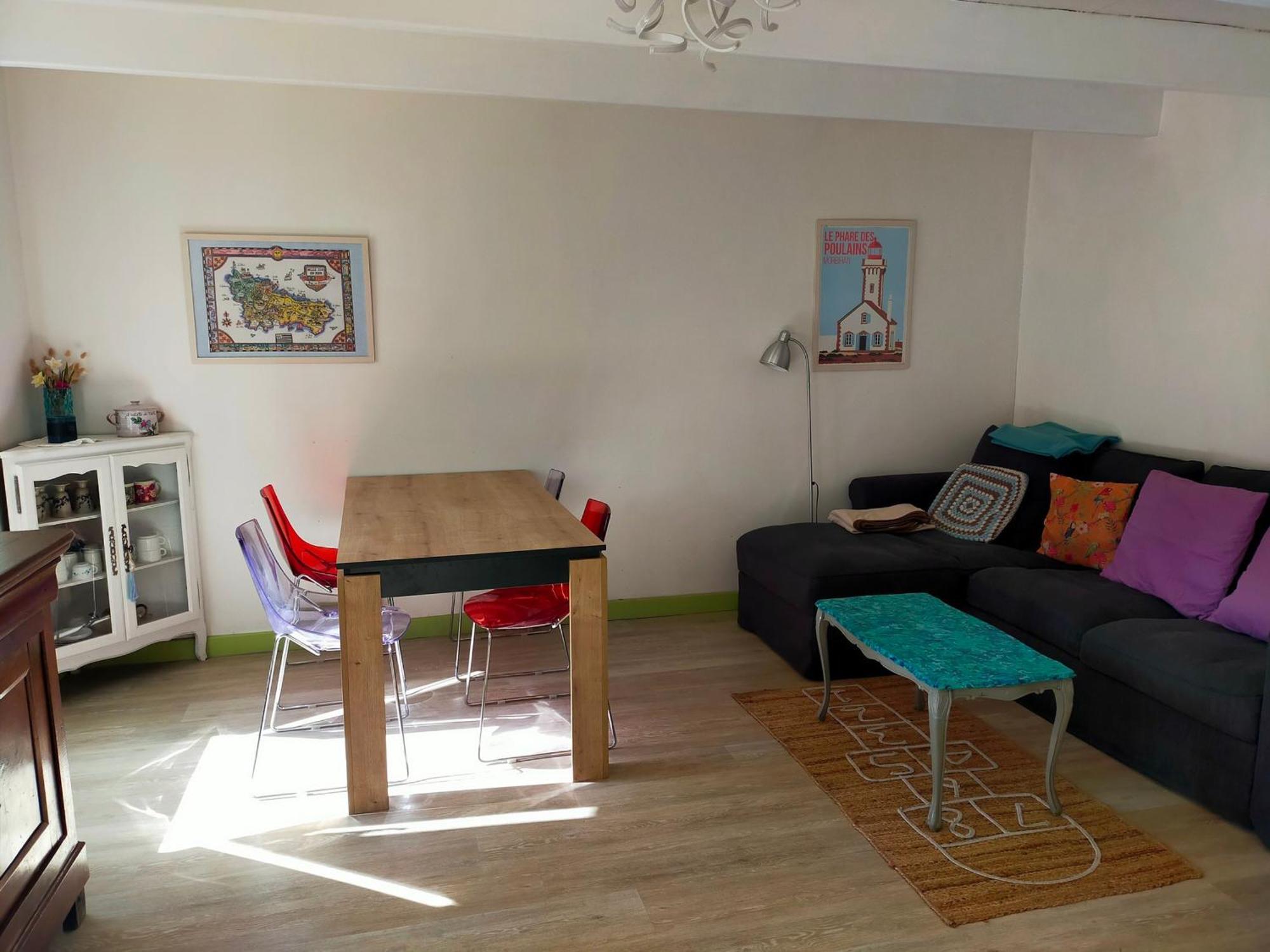 Maison Cosy Avec Jardin, Centre De Sauzon, 200M Du Port, 3 Chambres, Wifi, Terrasse Et Barbecue - Fr-1-418-211 Buitenkant foto